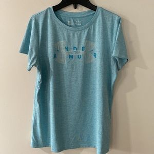 Under Armour HeatGear loose t-shirt M aqua